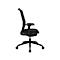 Siège de bureau Topstar AirWork, avec accoudoirs, mécanisme auto-synchrone, assise multicouche, dossier résille avec soutien lombaire, noir