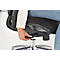 Siège de bureau Topstar Net Pro 100, avec accoudoirs, mécanisme synchrone ponctuel, assise ergonomique, dossier résille, Stiftung Warentest GUT 2,3, noir/argenté