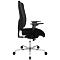 Siège de bureau Topstar SITNESS OPEN X, avec accoudoirs, mécanisme synchrone 3D, assise galbée, dossier en filet, noir/argental