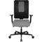 Siège de bureau Topstar SITNESS OPEN X, avec accoudoirs, mécanisme synchrone 3D, assise galbée, dossier en filet, noir/gris/noir