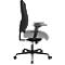 Siège de bureau Topstar SITNESS OPEN X, avec accoudoirs, mécanisme synchrone 3D, assise galbée, dossier en filet, noir/gris/noir