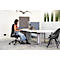 Siège de bureau WELLNESS 300, mécanisme synchrone, avec accoudoirs, dossier extra haut