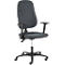 Siège de bureau YOUNICO plus 3 Prosedia, avec accoudoirs, à contact permanent, assise galbée, dossier 3D, anthracite/anthracite 