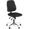 Siège de bureau YOUNICO PLUS 8 Prosedia, mécanisme synchrone, sans accoudoirs, dossier 3D bas, aluminium poli/noir