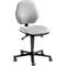 Siège pivotant pour laboratoire LEANOS 9133, similicuir, gris