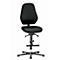 Siège pivotant pour laboratoire LEANOS 9136, similicuir, Stamskin Top noir