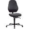 Siège pivotant pour laboratoire LEANOS 9138, rembourrage tissu, noir moucheté Duotec
