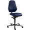 Siège pivotant pour laboratoire LEANOS 9138, similicuir, bleu