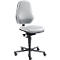 Siège pivotant pour laboratoire LEANOS 9138, similicuir, gris