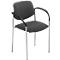 Siège visiteur Styl, anthracite, alu argent