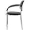 Siège visiteur Styl, anthracite, chromé
