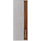 Sigel Dossier boissons GM221, format A4 mi-hauteur, y compris 2 doubles pochettes transparentes pour 8 pages A4, reliure en caoutchouc, bois/PU, marron-gris clair, 1 pièce
