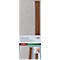 Sigel Dossier boissons GM221, format A4 mi-hauteur, y compris 2 doubles pochettes transparentes pour 8 pages A4, reliure en caoutchouc, bois/PU, marron-gris clair, 1 pièce