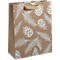Sigel Geschenktasche 'Pines Cones and Pine Branches', mit Folienveredelung, FSC Mix, 5 Stück