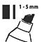 sigel Hochwertige Kreidemarker, 1 - 5 mm, GL-181, weiss