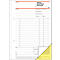 sigel® Kombinationsbuch (Auftrag/Lieferschein/Rechnung) SD017, DIN A5 hoch, 2 x 4 Blatt