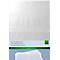 Sigel Pochettes transparentes doubles, format A5, pour dossiers de menus avec reliure en caoutchouc, plastique, transparent, 10 pièces