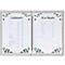 Sigel Porte-menus SM223, A5, incl. 2 pochettes transparentes doubles pour 8 pages A5, reliure caoutchouc, bois/PU, marron-gris clair, 1 pièce