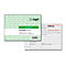 sigel® Quittung RC021, DIN A6 quer, 100 Blatt, Recyclingpapier mit Sicherheitsdruck
