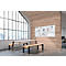 Sigel Tableau blanc en verre Artverum, brillant, super blanc, magnétique, 2400 x 1200 mm + 2 aimants SuperDym