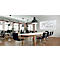 Sigel Tableau blanc en verre Artverum, brillant, super blanc, magnétique, 2400 x 1200 mm + 2 aimants SuperDym