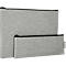 Sigel Taschen-Organizer Set, 2-teilig, B 250 x T 10 x H 180 mm, RPET/Kunstfilz, hellgrau 