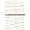 Sigel Tischquerkalender Conceptum 2027, A5, für 1 Jahr, 144 Seiten, 2 Seiten = unten Monat/oben Notizseite, Ringösenbindung, PU-Hardcover, schwarz