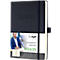 Sigel weekkalender Conceptum 2024/2025, A5, hardcover, 256 pagina's, met pennenlus en elastiek, B 148 x D 23 x H 213 mm, zwart