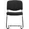 Silla cantilever ISO Swing, negro