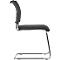 Silla cantilever SEAT POINT, malla, sin reposabrazos, apilable, juego de 2, negro