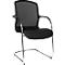 Silla cantilever Topstar OPEN CHAIR 100, respaldo ergonómico, negro, caja de cartón de 2 unidades