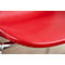 Silla de carcasa Beta, apilable, anchura 400 x profundidad 420 x altura 460 mm, marco cromado, rojo