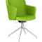 Silla de conferencia Sitness 1.0, asiento tridimensional, ajustable en altura, giratorio, verde