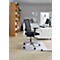 Silla de oficina Schäfer Shop Select NET MATIC, con reposabrazos, mecanismo de auto-sincronización, asiento contorneado, respaldo de malla, negro/plata