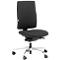 Silla de oficina Steifensand Ceto CT2450, mecanismo sincronizado, sin reposabrazos, asiento de membrana, sin reposacabezas, negro