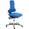 Silla de trabajo Tec profile IS 2011 AB, mecanismo sincr. con regul. autom. inclinación del asiento, sin reposabrazos, azul índigo