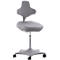 Silla giratoria de laboratorio Labster 9103, espuma integral, gris