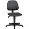 Silla giratoria de trabajo 9650, espuma integral, deslizadores, negro