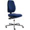 Silla giratoria de trabajo ESD Industry Tec classic IS 2087, sin reposabrazos, Syncro®-Tension, respaldo alto, azul oscuro