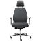 Sillón de dirección giratoria TEC 24/7 classic, Syncro®-Tension, con reposabrazos, respaldo acolchado, gris