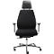 Sillón de dirección giratoria TEC 24/7 classic, Syncro®-Tension, con reposabrazos, respaldo acolchado, negro