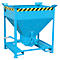 Silo type SG 375, Fourreaux, volume 375 L, bleu RAL 5012