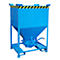 Silo type SG 600, Fourreaux, volume 600 L, bleu RAL 5012