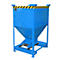 Silo type SG-D 600, avec fourreaux, laqué, bleu