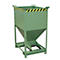 Silo type SG-D 600, avec fourreaux, laqué, vert