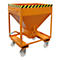 Silo type SRE 375, fermeture ciseaux, volume 375 L, laqué, orange RAL 2000