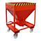 Silo type SRE 375, fermeture ciseaux, volume 375 L, laqué, rouge RAL 3000