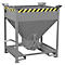Silobehälter Typ SG 375, Einfahrtaschen, Inhalt 375 Liter, grau RAL 7005