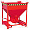 Silobehälter Typ SG 375, Einfahrtaschen, Inhalt 375 Liter, rot RAL 3000