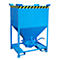 Silobehälter Typ SG 600, Einfahrtaschen, Inhalt 600 Liter, blau RAL 5012